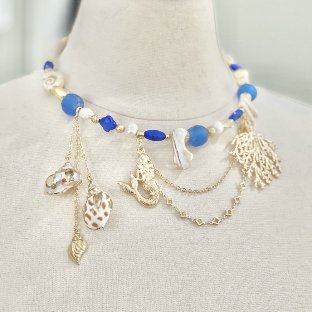 Mermaid Dream Necklace, handmade and one-of-a-kind